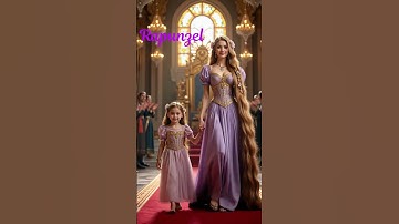 Disney Princesses with their Daughters #shorts