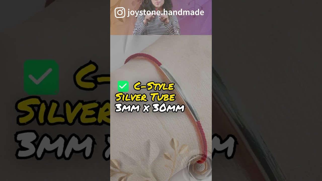 Red Cord 925 Silver Tube Bracelet Easy Cinch Styles Option 幸運紅繩x925銀手繩 #shorts