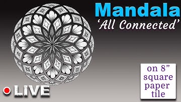 How to draw Mandala with an easy step-by-step - Draw Along - MandalaNPA 044 - 