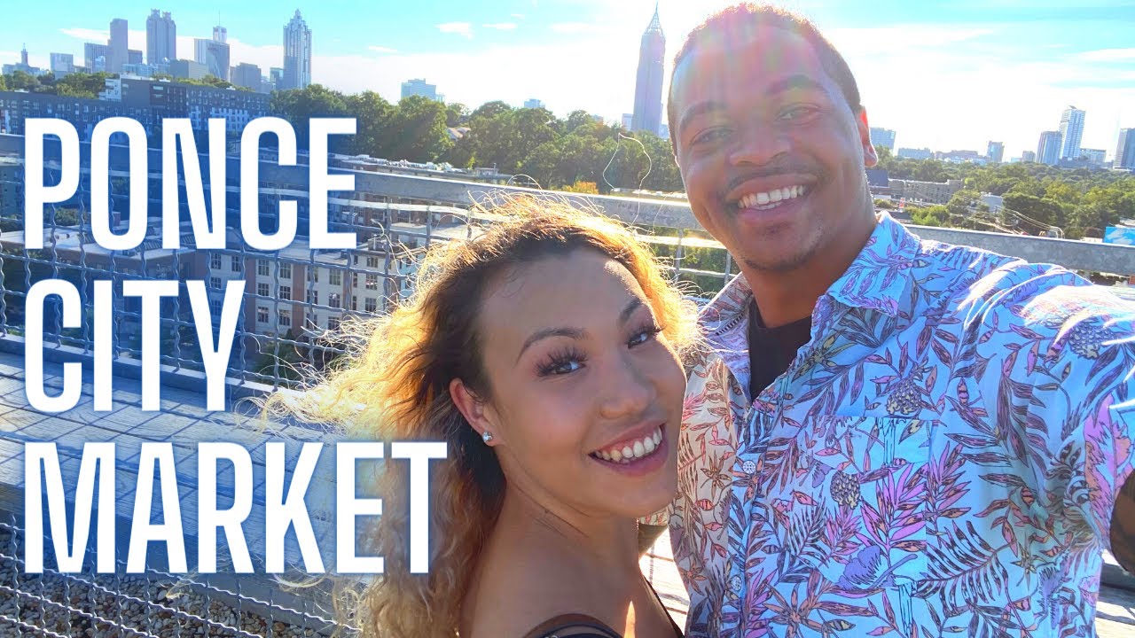 Atlanta Beltline | Ponce City Market | Day Vlog | Ming and James