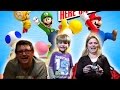 Fun with New Super Mario Bros Wii U - Sammie and Mammy
