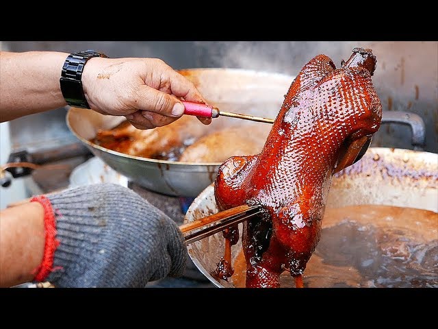 Taiwanese Street Food - CARAMEL DUCK Kaohsiung Night Market Taiwan | Travel Thirsty