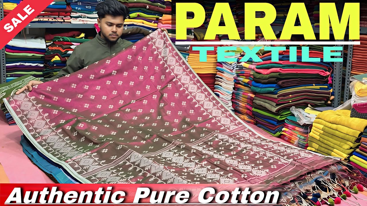 PURE COTTON / TISSUE SILK / EMBROIDERY  SAREE / Jamdani Sarees in manufacturing in @ParamNandy ❤️🙏￼