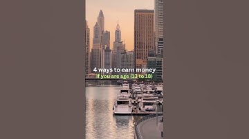 4 Ways to Earn Money 💰 if you are age (13 to 18) #motivation #money #success