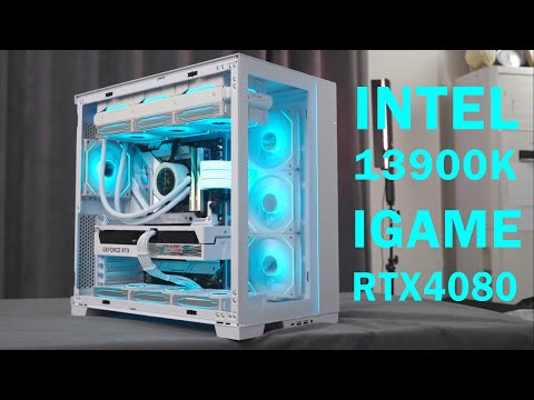 ALL WHITE BUILD PC / INTEL I9-13900K + COLORFUL RTX 4080 ULTRA + LIAN LI PC-O11D EVO SNOW WHITE