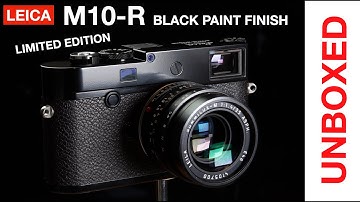 Leica M10-R Black Paint Finish - Model 20062 - Unboxed - Special Limited Edition
