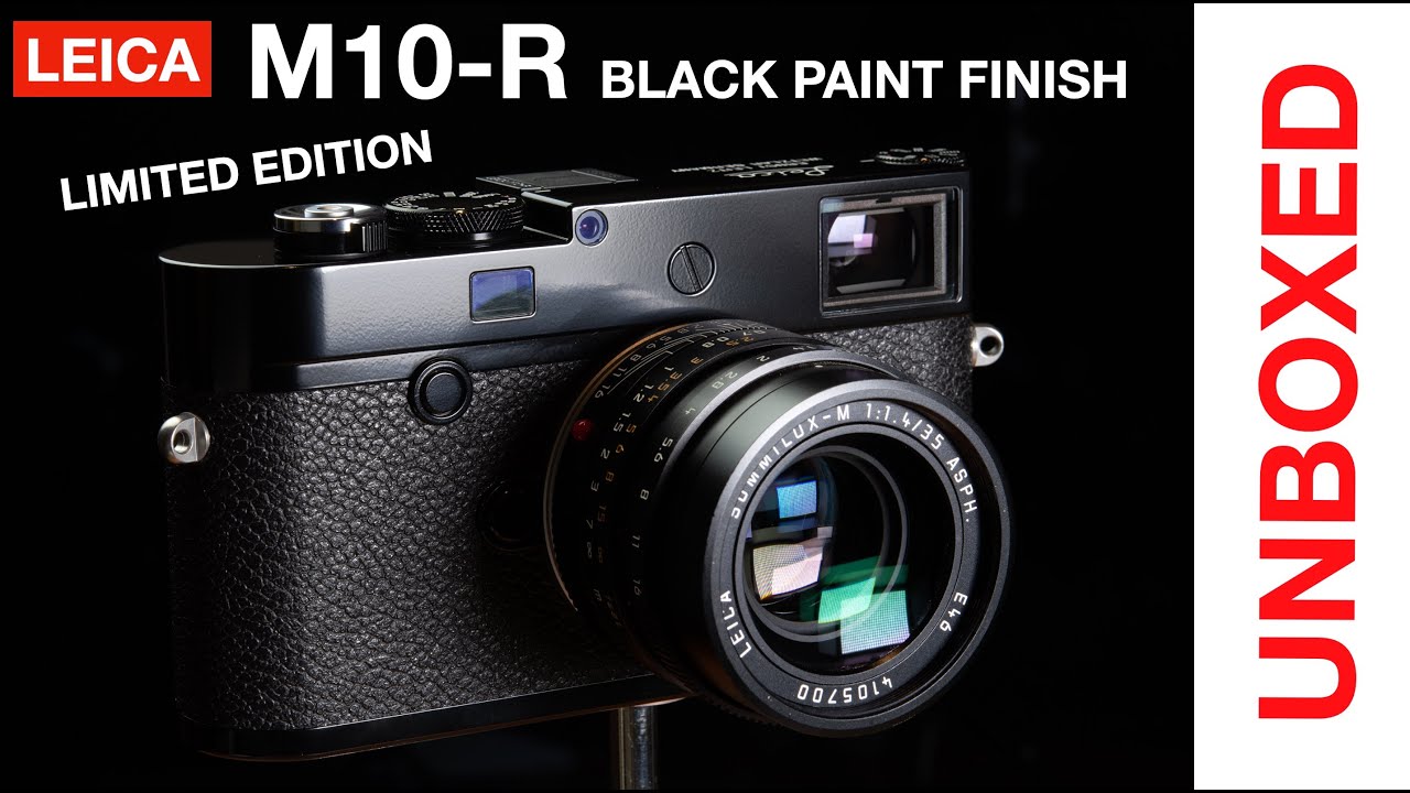 Leica M10-R Black Paint Finish - Limited Edition vs M240-P 