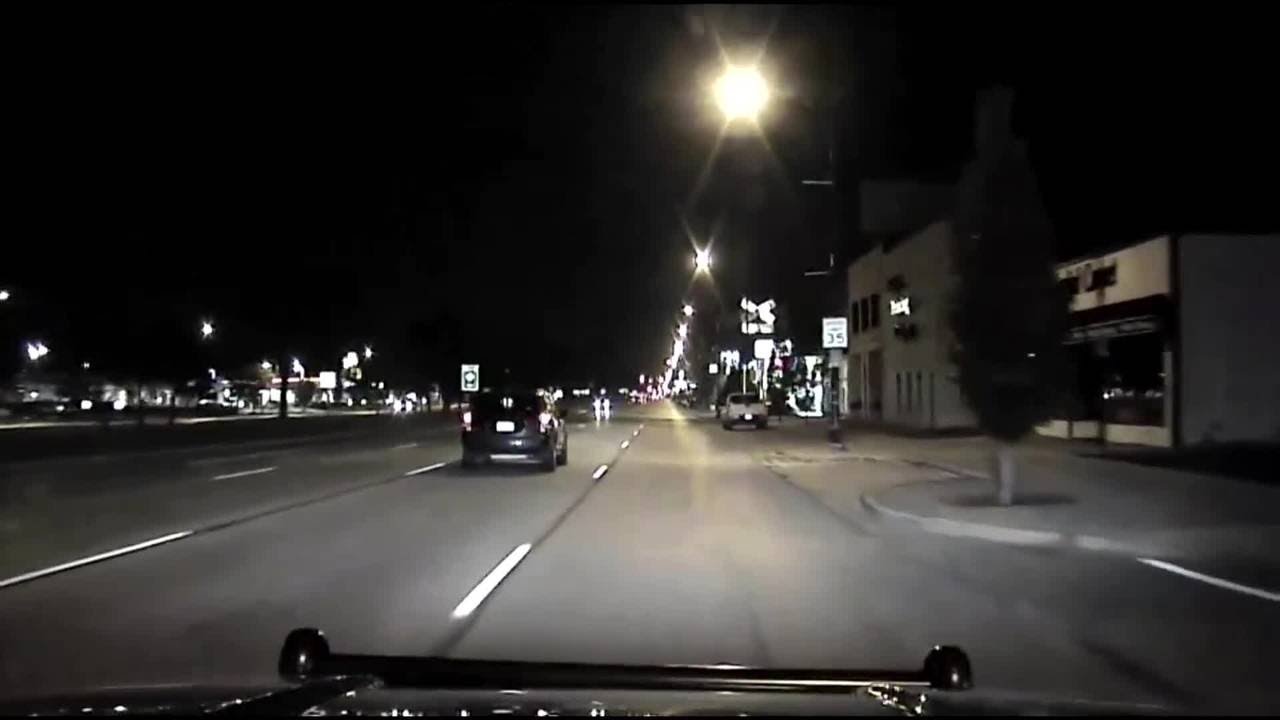 Dashcam video shows off-duty officer's wrong way traffic stop - YouTube