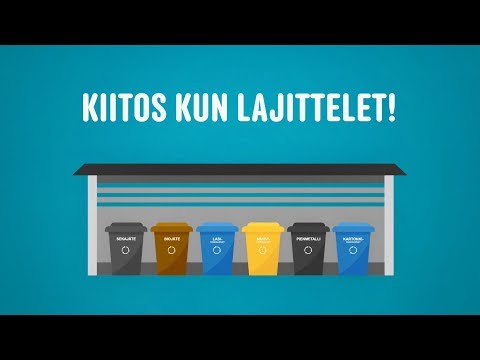 Kiitos kun lajittelet kotona!