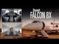 Como é o voo no avião super luxo  FALCON 8X # 15