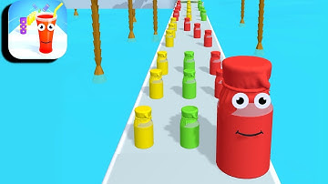 JUICE RUN 🥤🧃 BIG NEW UPDATE All Levels Gameplay Walkthrough iOS, Android (Max Level 59 vs 60)