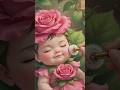 Rose Baby makeup #instagram #baby #kids #relaxing #asmr #deepsleep #visualasmr #shorts #cutebaby