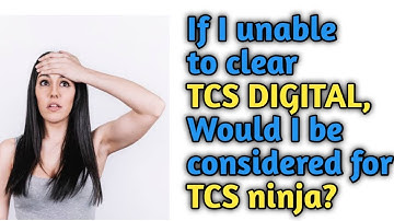 If I failed in Tcs digital test, would I be able to give Tcs ninja interview? QnA