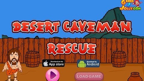 G2J Desert Caveman Rescue Walkthrough [Games2Jolly]