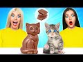 Desafío De Comida Real vs. De Chocolate #3 | ¡Bromas graciosas! Test de sabor por Multi DO