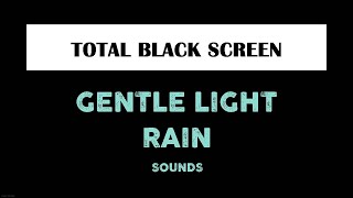 Peaceful Rain Sounds for Sleeping with Black Screen 10 Hours Relaxing Dark Screen