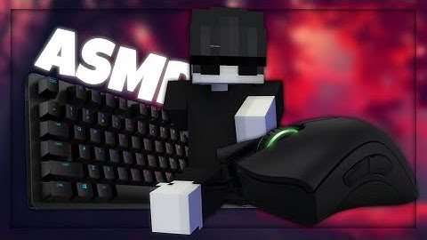 [480 FPS CLEAN RENDERS] Thocky Keyboard + Mouse ASMR Sounds | Hypixel Bedwars