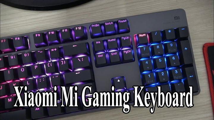 Bàn phím cơ gaming xiaomi rgb đánh giá