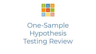 🎥 Statistics – One‑Sample Hypothesis Test Review | Choose the Right Test, Analyses & Interpretation