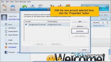 Configuring a POP email account in IncrediMail