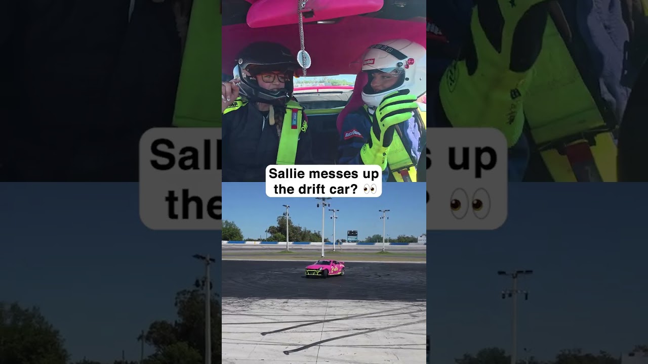 Shredding tires with @colletedavis #race #drift