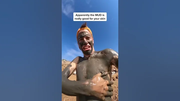 Floating in the DEAD SEA in Jordan #shorts