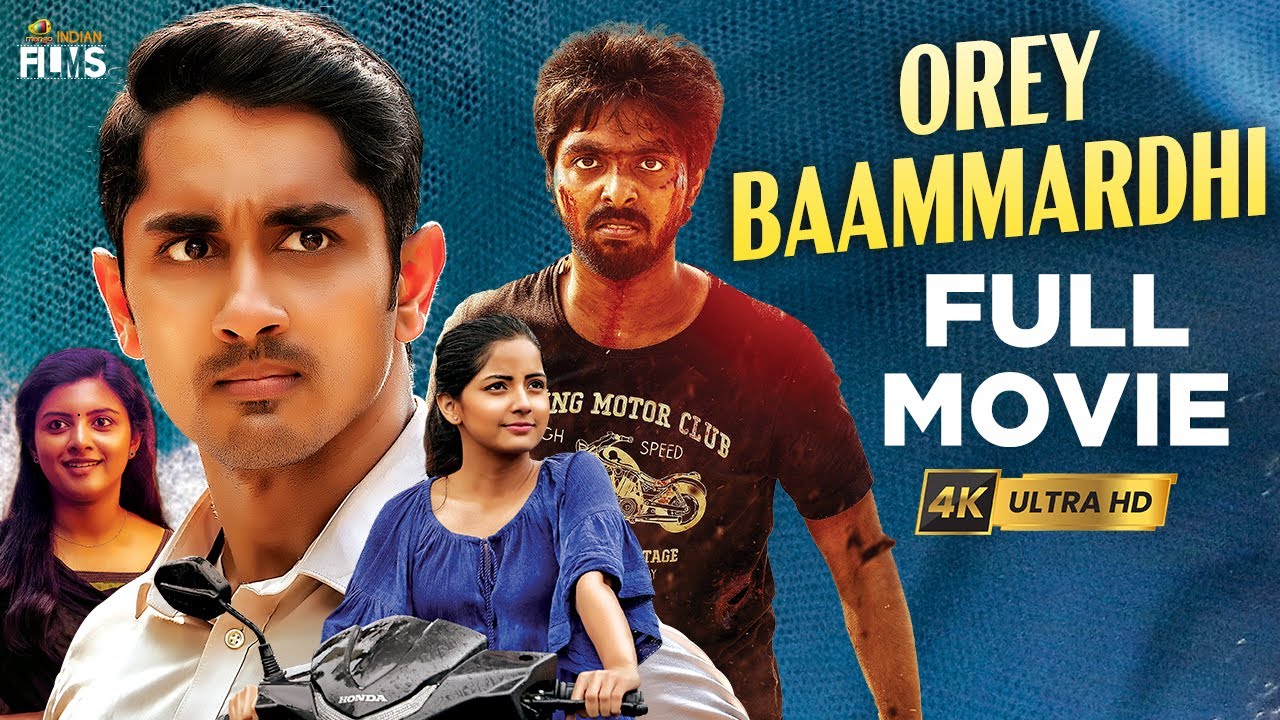Orey Baammardhi Latest Full Movie 4K  Siddharth  GV Prakash  Kannada Dubbed  Mango Indian Films