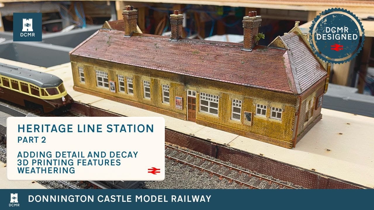 26 - Построение станции линии наследия, часть 2, на макете железной дороги Доннингтон-Касл