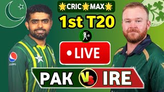 ?LIVE :Pakistan vs Ireland 1st T20 Live - Match Today | PAK vs IRE 2024| Score & Commentary