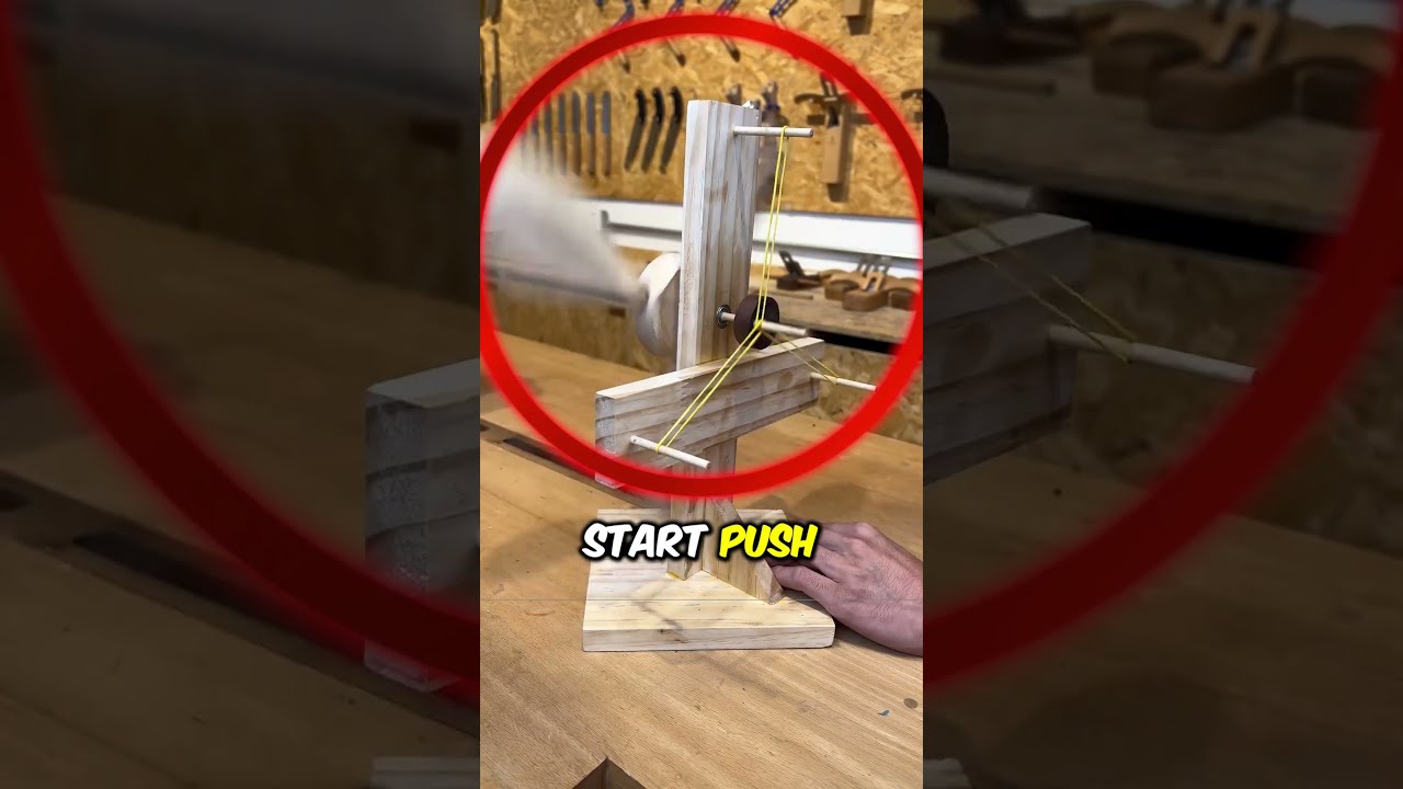 Infinite Homemade Rubber Band Fan Timedrawerwoodwork Shorts