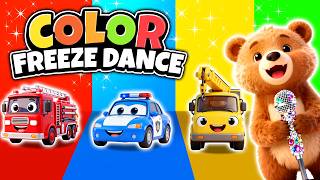 Color Dance Party 🌈 Brain Break For Kids | Rainbow Freeze Dance Song