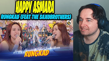 HAPPY ASMARA FEAT THE SAXOBROTHERS - RUNGKAD (Official Music Video) REACTION!