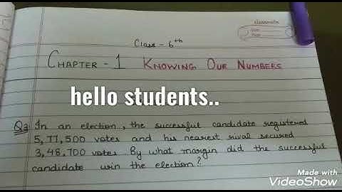 Ncert Solutions Class 6 ch-1 Knowing Our Numbers exercise 1.2 question 3 and 4