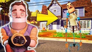 ПРИВЕТ СОСЕД стал Страшным МАНЕКЕНОМ как пройти 3 АКТ! - Hello Neighbor