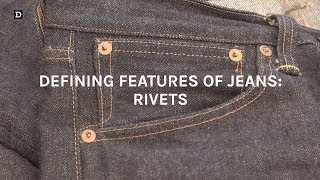 metal rivets on jeans