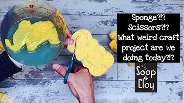 Soapy craft project! |Soap infused elephant body buffers | Day 152/365