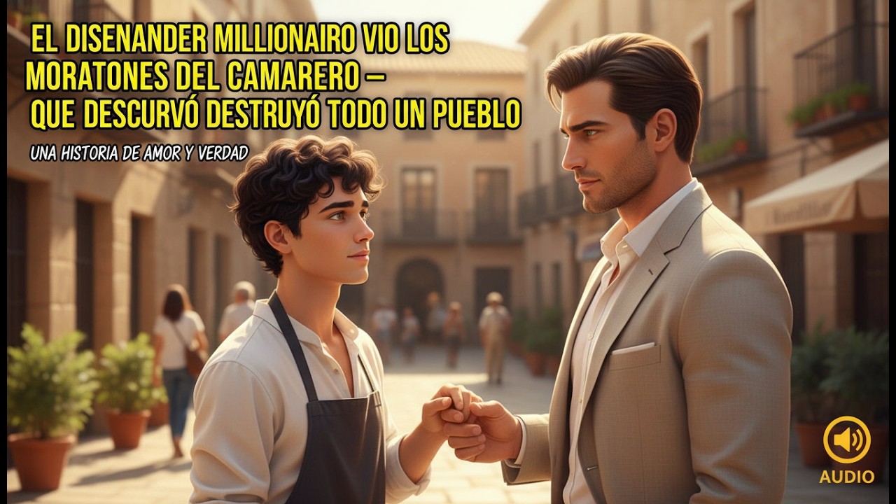 El diseñador millonario vio los moratones del camarero — lo que descubrió destruyó todo un pueblo.