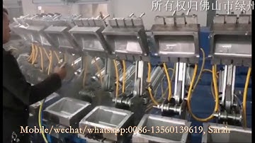 Car head pillow injection foam machine with automatic rotary production line Robot