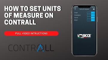 How To Set Units Of Measure on Sicce SDC Pumps (CONTRALL APP)