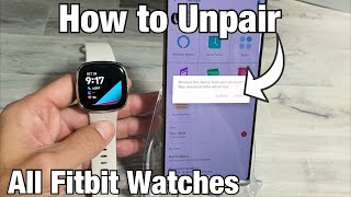 All Fitbits: How to Unpair Any Fitbit Watch