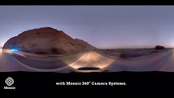 Sunset in Israel captured by Mosaic 360° mapping Camera [watch in 4K]