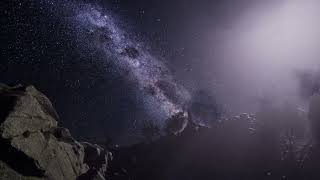 4k astrophotography star trails over sandstone canyon walls⚡️ No Copyright Background Video