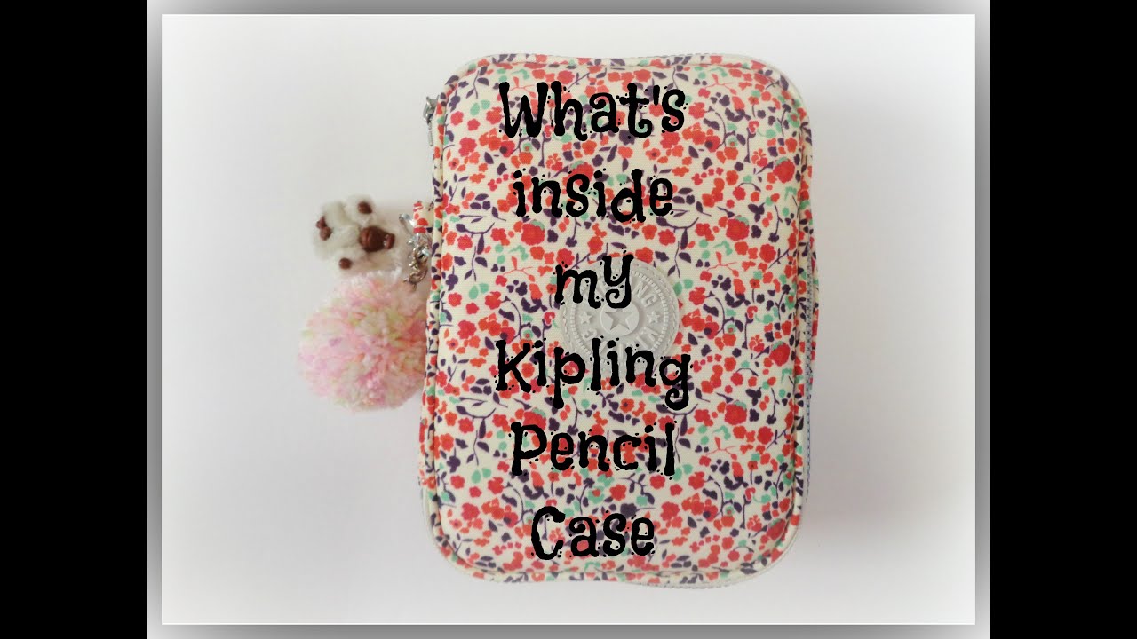 What's Inside my Kipling Pencil Case YouTube