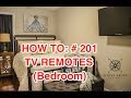 How To: Casa Del Mar 201 Bedroom TV and Blu-Ray Player