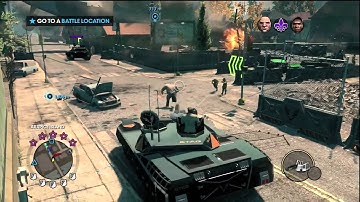 Saints Row: The Third: Co-Op Walkthrough Part 46 - Three Way - Save Shaundi (1 of 2)