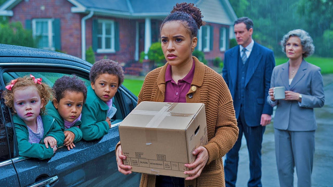 Dopo la scomparsa del marito, la cacciano con i tre gemelli… ignari della sua eredità da 300 milioni