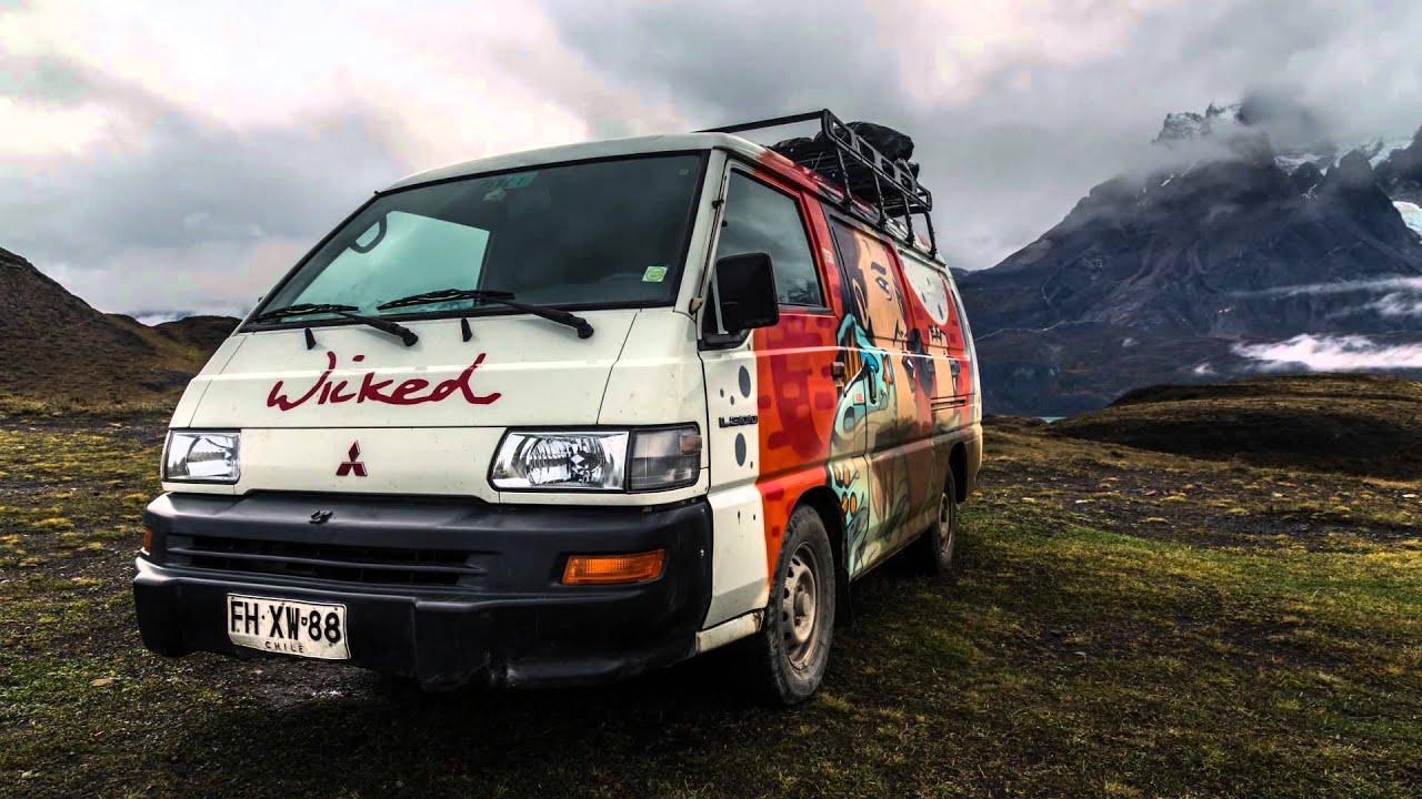 Wicked Campers South America - 6-seater Rooftop Tent Van - Timelapse 2 ...