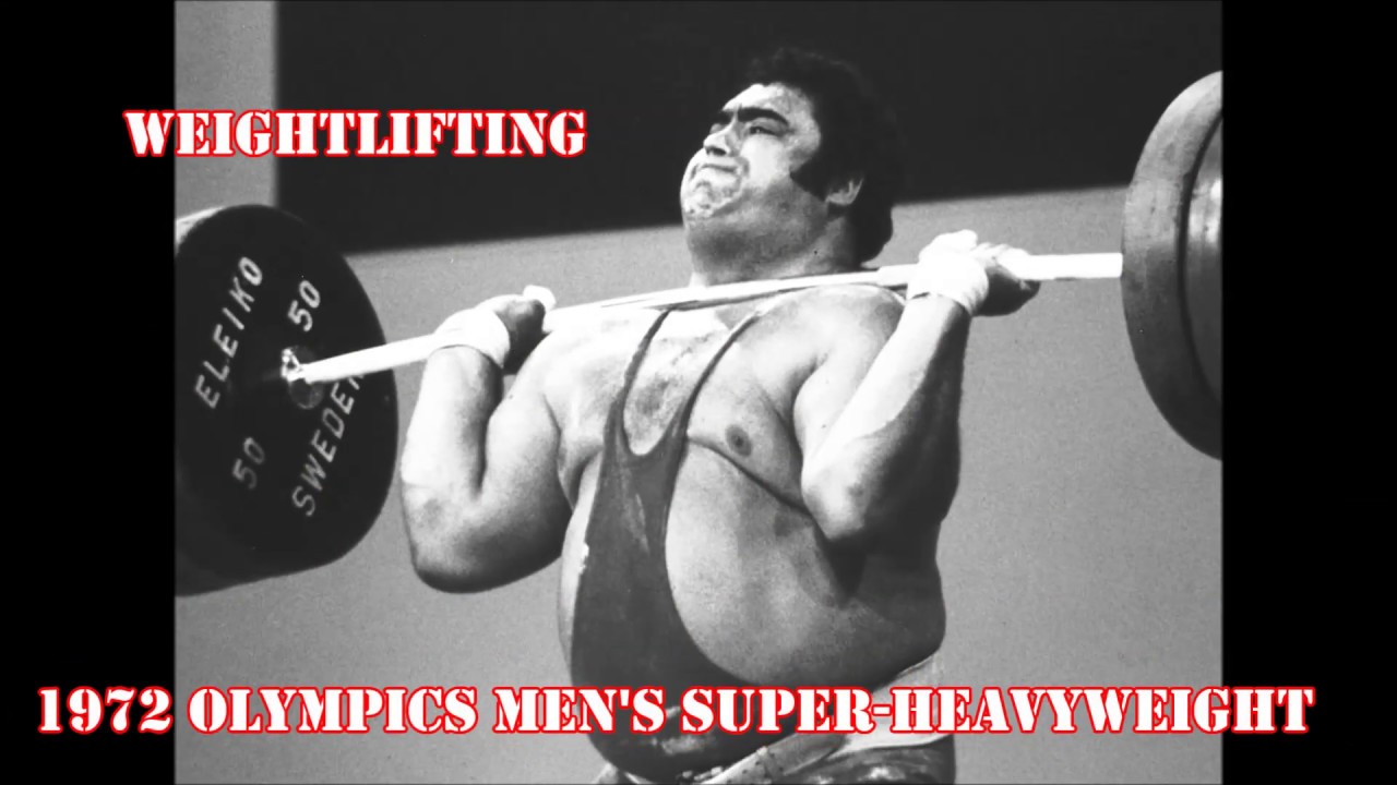 Weightlifting 1972 Olympics Munich men's Super-Heavyweight - YouTube