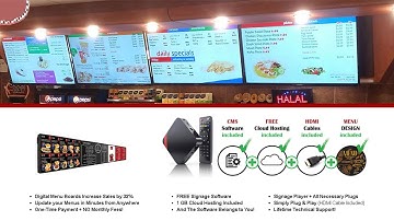 Digital Menus with QR Code