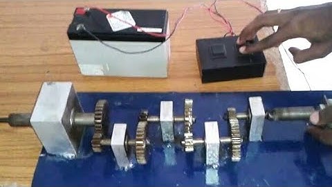 Tapping Machine using Gear Trains | Mechanical Mini Project |